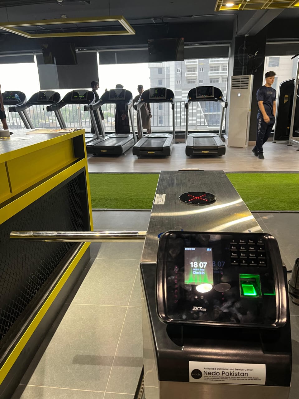 Cardio area with modern machines