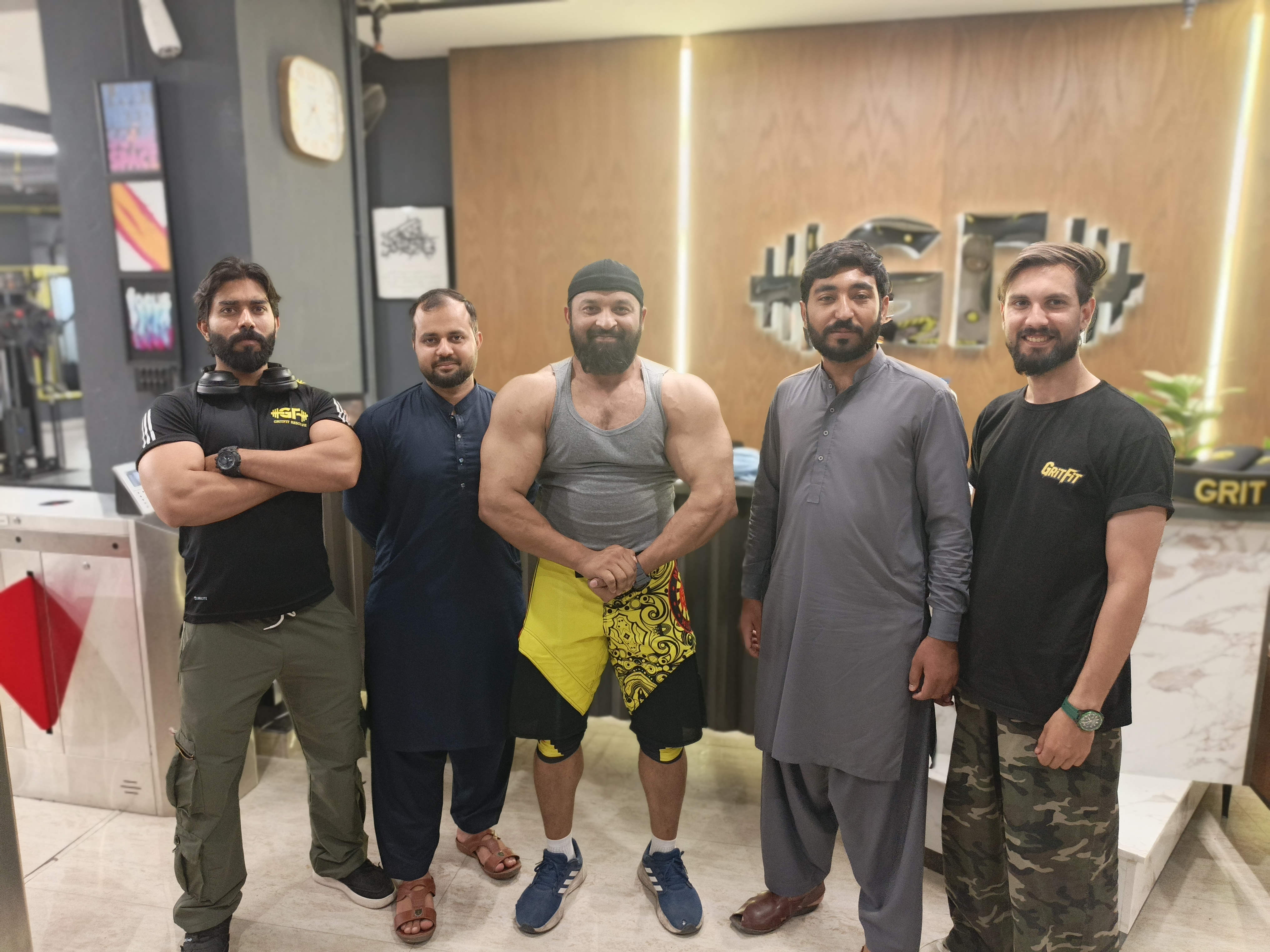 TECGym team with inspiring bodybuilder